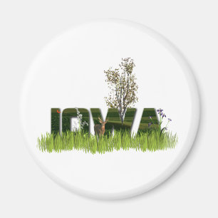 Imán Fauna de Iowa