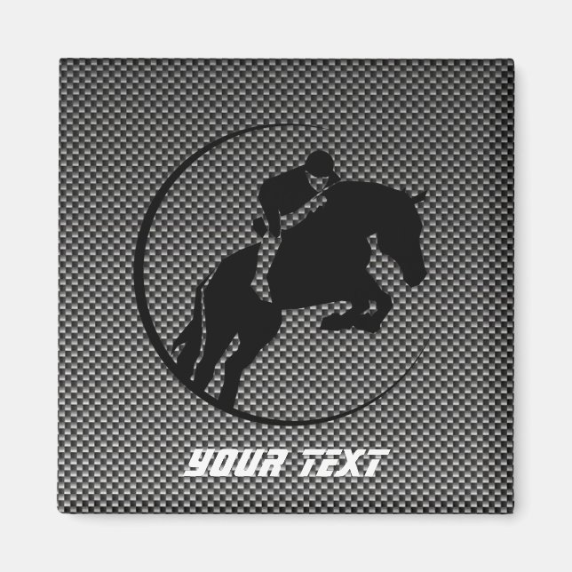 Imán Faux Carbon Fiber Equestria (Frente)