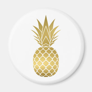 Imán Faux Gold Pineapple Magnet