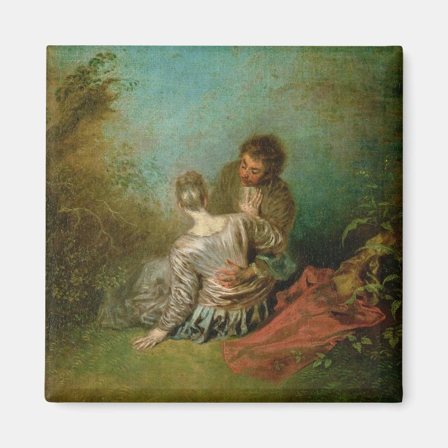 Imán Faux Pas, c.1717 (aceite sobre lienzo) (Frente)