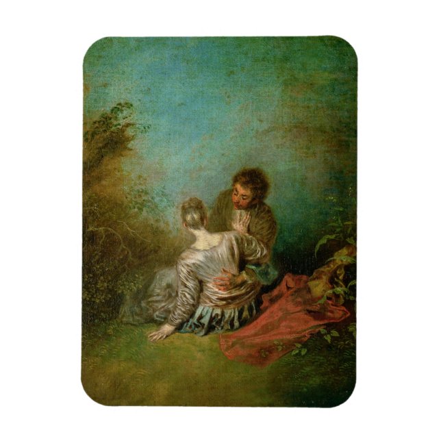 Imán Faux Pas, c.1717 (aceite sobre lienzo) (Vertical)