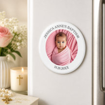 Favor de Bautizo Especial para Niña con Foto