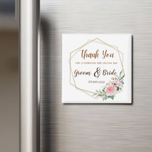 Imán Favor De Boda De Personalizable De Magnet Para Inv