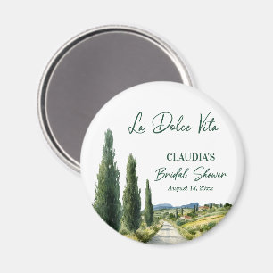 Imán Favor de despedida de soltera La Dolce Vita Vista
