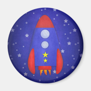 Imán Favor de fiesta de la nave de Rocket