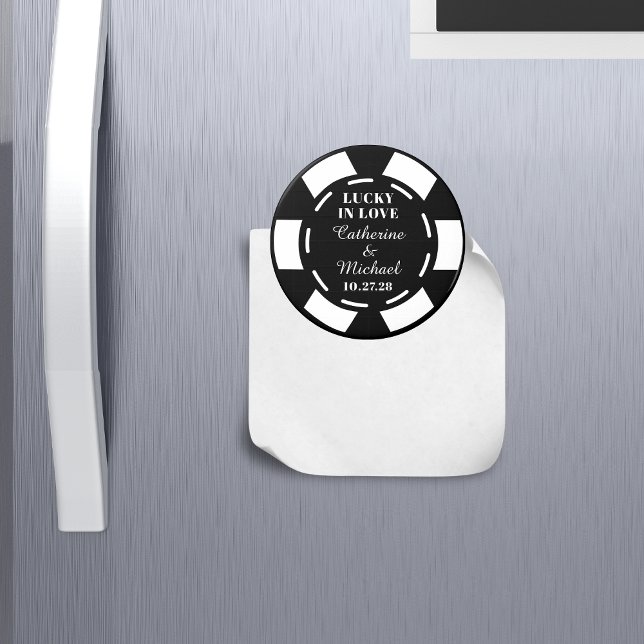 Imán Favor de la boda de la jugada de Chip del Casino d (Subido por el creador)