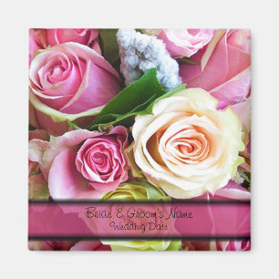 Imán Favor de la boda personalizada