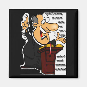 Imán Favorable-Alcohol usando diatribas del predicador