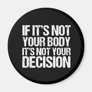 Imán Favorable opción no su cuerpo no su decisión