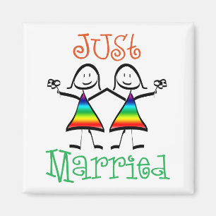 Imán Favores de la boda lesbiana