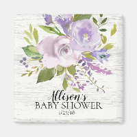Imán Favorito de Ducha Rustic Wood Purple Lavender