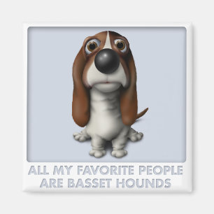 Imán Favorito del enlace basset
