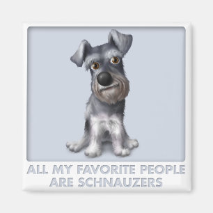 Imán Favorito del Schnauzer