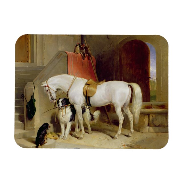 Imán Favoritos del príncipe Jorge (aceite sobre lienzo) (Horizontal)