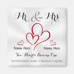Imán Favoritos personalizados de matrimonio barato para