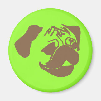 Imán Fawn Pug Magnet