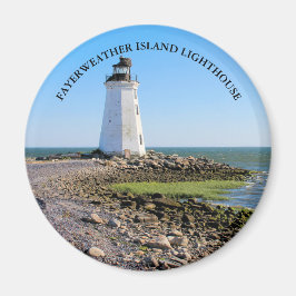 Imán Fayerweather Island Faro CT Round Magnet