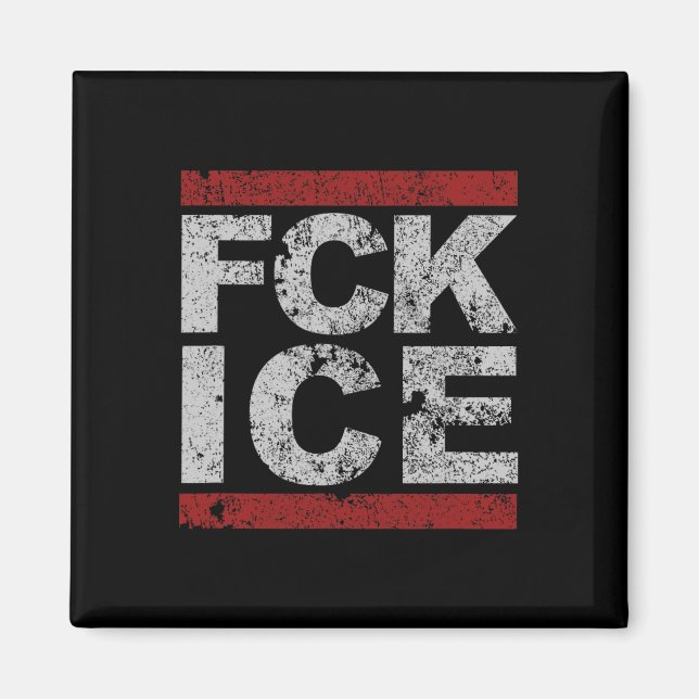 Imán Fck Ice Trastornado (Frente)