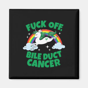 Imán Fck Off Bile Duct Cancer Cita Divertida Con Unicor