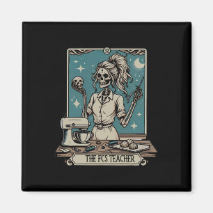 Imán Fcs Teacheton Skeleton Halloween Familia Y Consumi