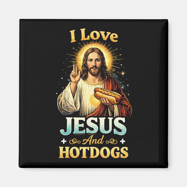 Imán Fe, Amor, y Hotdogs (Frente)