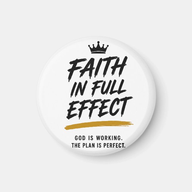 Imán FE CON EFECTO TOTAL — Inspirational Premium  (Frente)