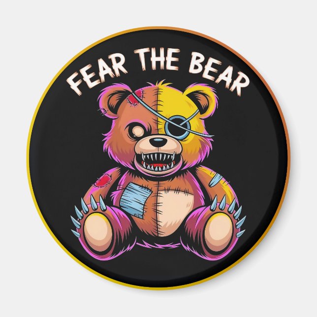Imán Fear the Bear (Frente)