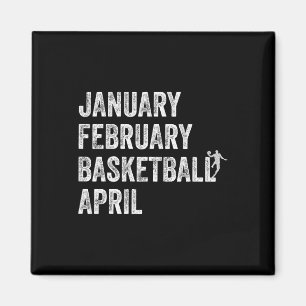 Imán Febrero Febrero Baloncesto Abril Fun Baloncesto T