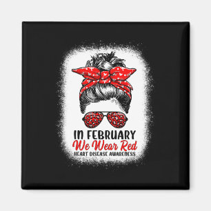 Imán Febrero Usamos Un Bollo Desordenado Rojo - Enferme