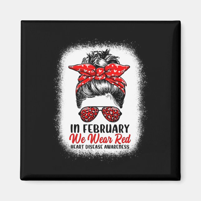 Imán Febrero Usamos Un Bollo Desordenado Rojo - Enferme (Frente)