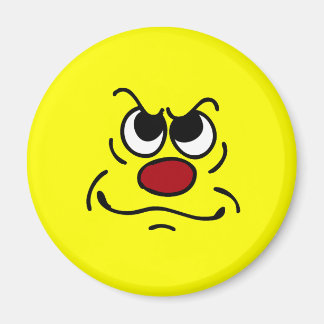 Imán Fed Up Face Grumpey
