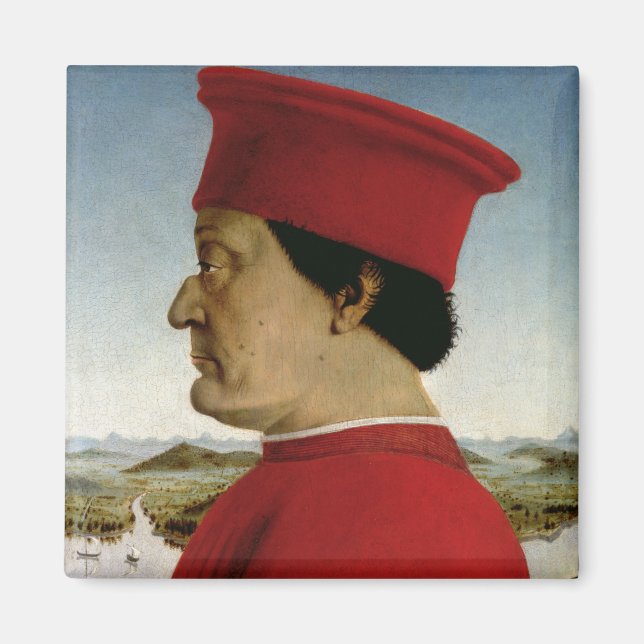 Imán Federigo da Montefeltro Duke de Urbino, c.1465 (Frente)