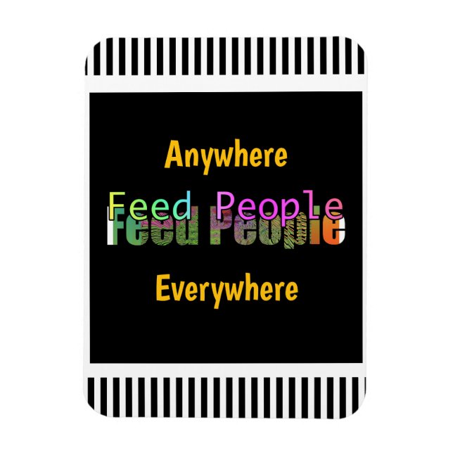 Imán Feed People Refrigerator  (Vertical)