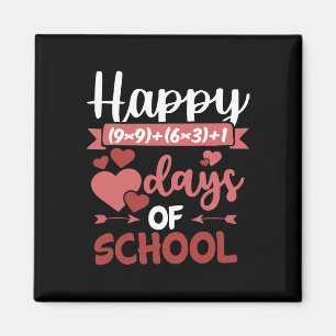 Imán Felices 100 Días De Fórmula Matemática Escolar Val