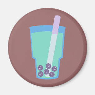 Imán Felices burbujas de té de Boba