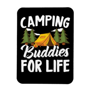 Imán Felices Camper Camping Budders Para La Vida