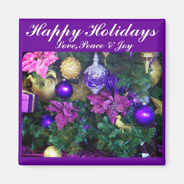 Imán Felices fiestas_ (Frente)