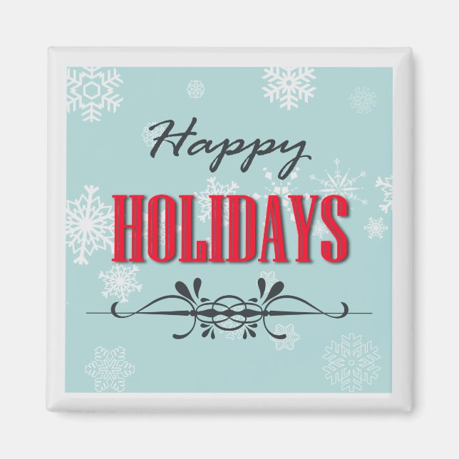 Imán Felices Fiestas (Frente)
