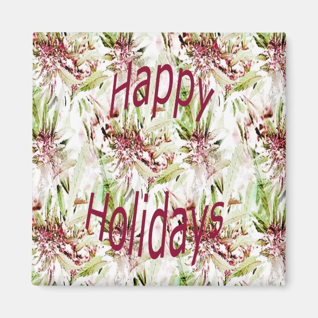 Imán Felices fiestas..... (Frente)