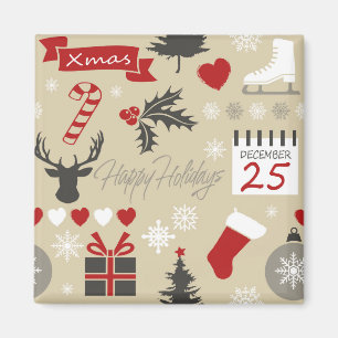 Imán Felices Fiestas