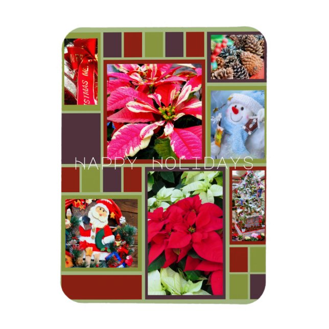 Imán Felices Fiestas (Vertical)