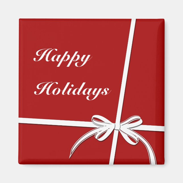 Imán Felices Fiestas (Frente)