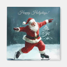 Imán Felices Fiestas Santa Claus 