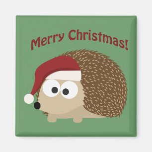 Imán ¡Felices Navidad! Erizo