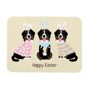 Imán Felices perros montañeses de Pascua