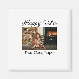 Imán Felices vibraciones niños Navidades familiares Inv