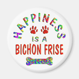 Imán Felicidad de Bichon