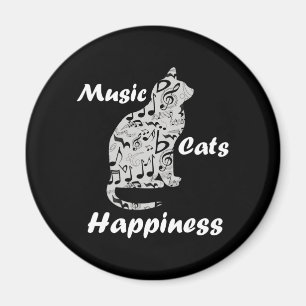 Imán Felicidad de Gatos Musicales - Cita de Amante de M