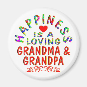 Imán Felicidad de la abuela y del abuelo