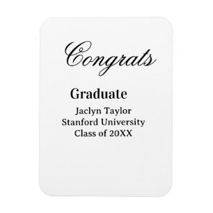 Imán Felicidades graduación nombre universidad nombre p